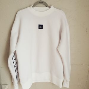 Kappa sweatshirt white and black worn once
